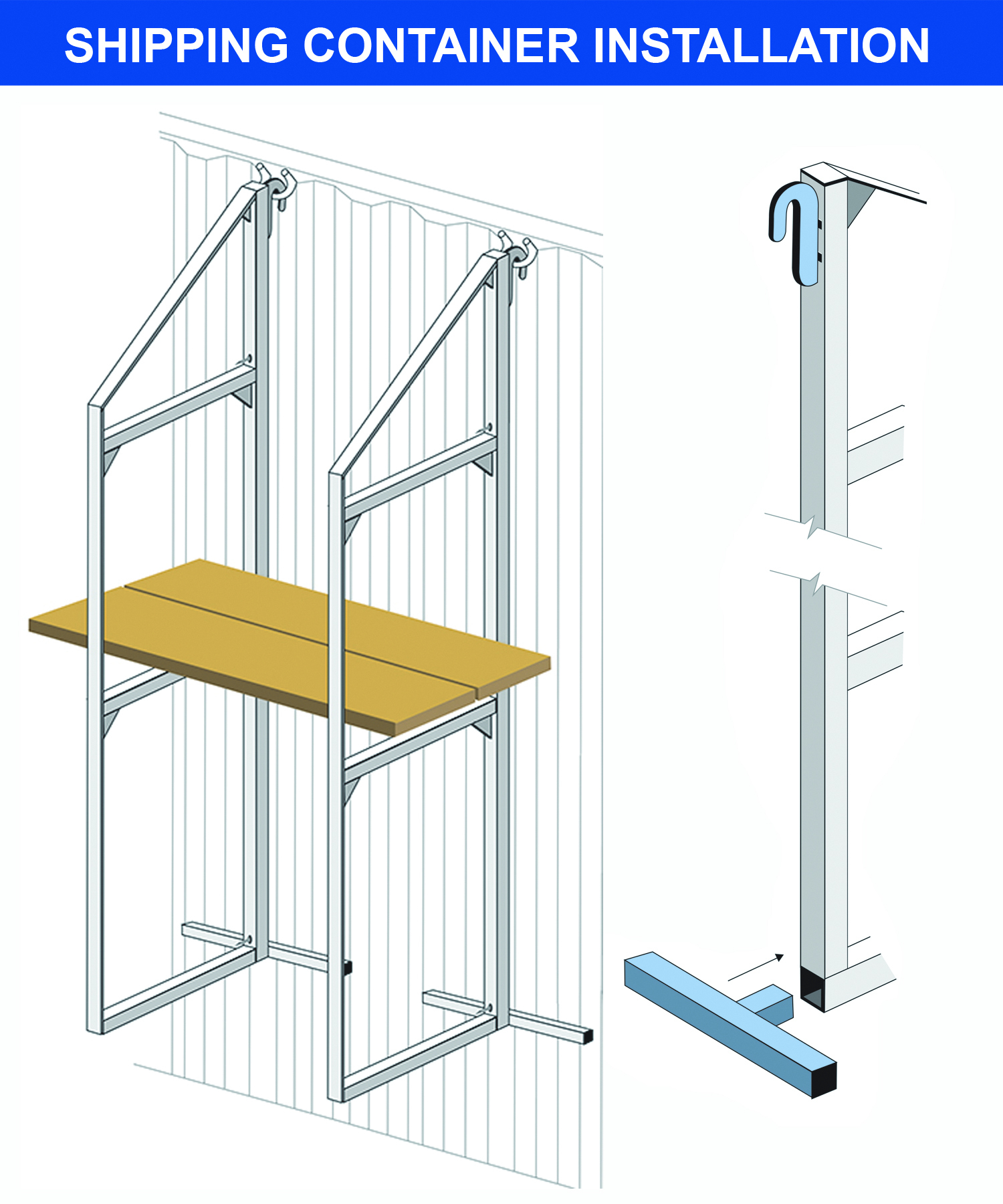 Insta Container Modifications Easy, Secure, & Strong. Do it yourself container modifications